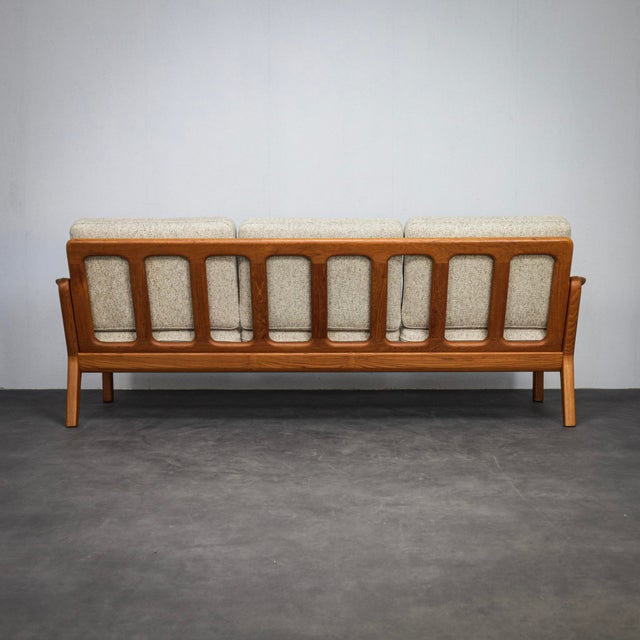 Mid-Century Danish 3-Seater Sofa / Daybed by Juul Kristensen, 1970s For Sale - Image 4 of 13