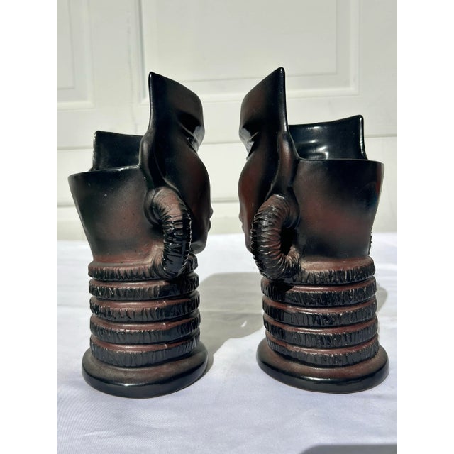 Mid 20th Century Tiki Mugs by Ceramic Arts Studio- a Pair For Sale - Image 4 of 6