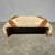 Very rare and unique tessellated marble coffee table wrapped in organic pencil reed rattan. Original owner said they were...