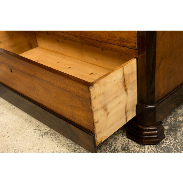 Mid-19th Century French Louis Philippe Walnut Chest of Drawers For Sale - Image 10 of 18