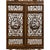 Chinese Chinese Cow Ox Cranes Motifs Wood Wall Panel Window Screen For Sale - Image 3 of 14