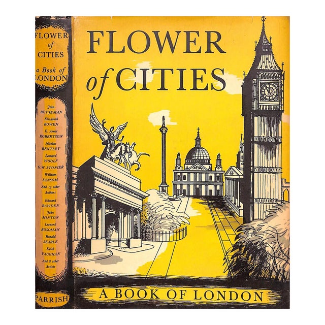 "Flower of Cities a Book of London" 1949 Twenty-Two Authors For Sale