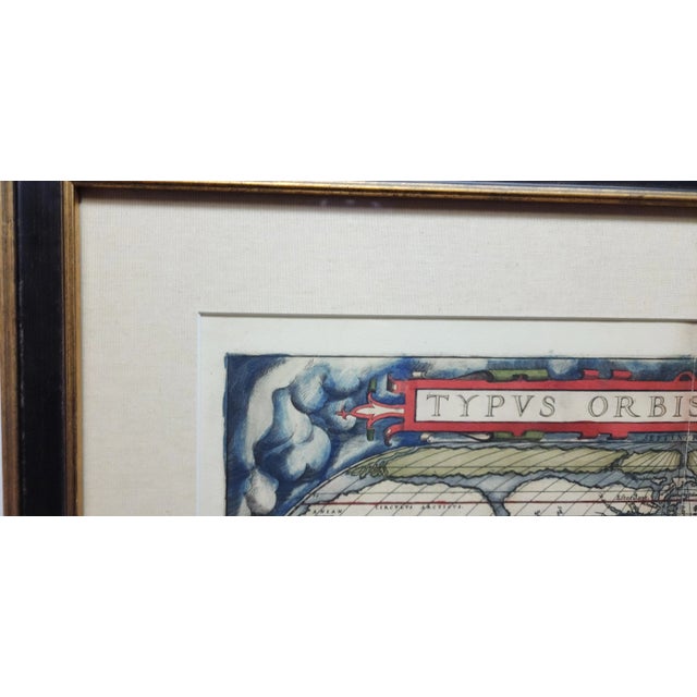Illustration Original Map From 1580s by Ortelius of Parts Baltic, the Plan of the World's Lands Giclée For Sale - Image 3 of 6