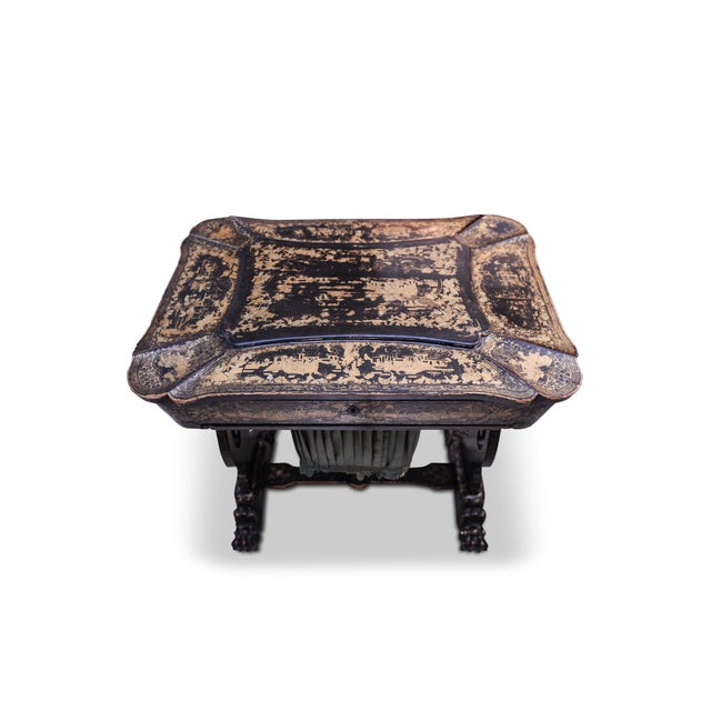 Item is in original condition, a delicate piece with patina and wear consummate with age and usage. Has had repairs in its...