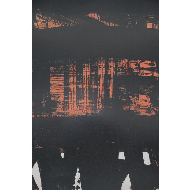Modern Pierre Soulages, Lithograph No. 22, Lithograph For Sale - Image 3 of 7