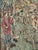 Vintage Aubusson Médiéval Design Jacquard Tapestry Woodcutters, 1960s For Sale - Image 4 of 18