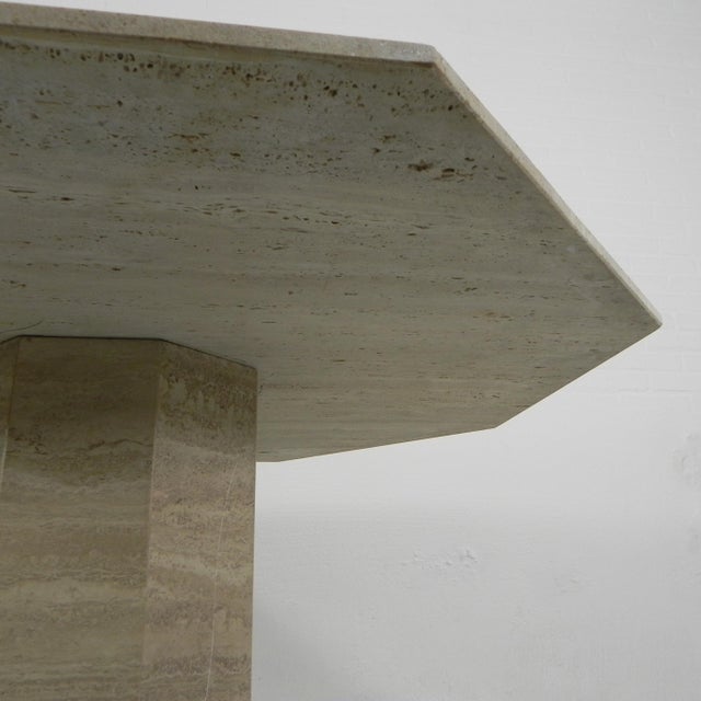 1970s Mid-Century Travertine Dining Table, 1970s For Sale - Image 5 of 18