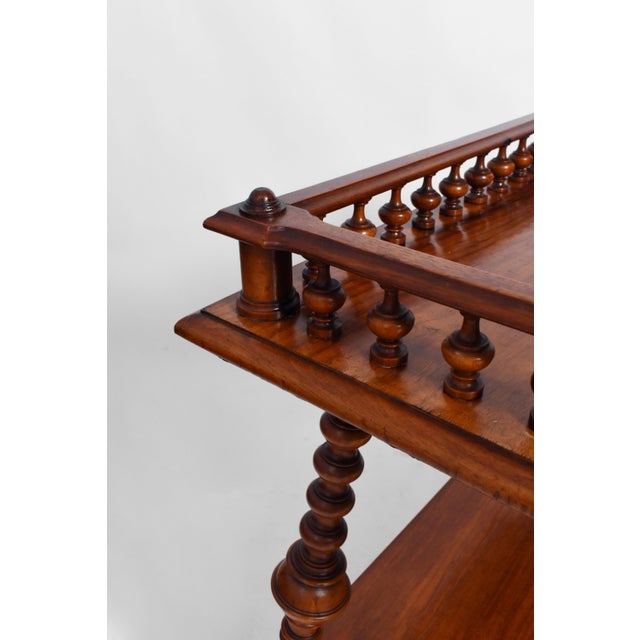 English Turned Wood Console, 1910s For Sale - Image 3 of 6