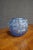 Mid-Century Modern Czech Libochovice Blue Glass Ball Vase For Sale - Image 3 of 8