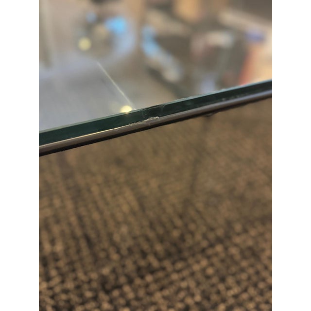 1980s Alanda Coffee Table Paolo Piva for B&b Italia – Black Steel & Glass For Sale - Image 13 of 14