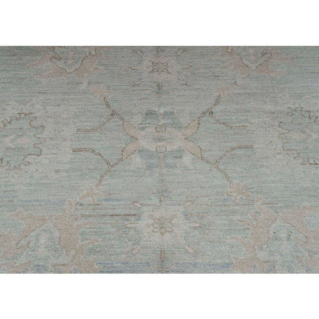 Oushak Rug 7'11" x 9'8" For Sale - Image 4 of 8