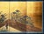 Japanese "Rinpa Iris Yatsuhashi" by Taizan, Heisei Era Japanese Painted Byobu Screen For Sale - Image 3 of 18