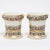 French Antique 18th Century French Louis XVI Queen's Factory Paris Porcelain Cachepots or Orchid Flower Pots - A Pair For Sale - Image 3 of 3