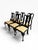 This gorgeous set of six dining chairs seamlessly blends the elegance of Queen Anne form with the decorative richness of...