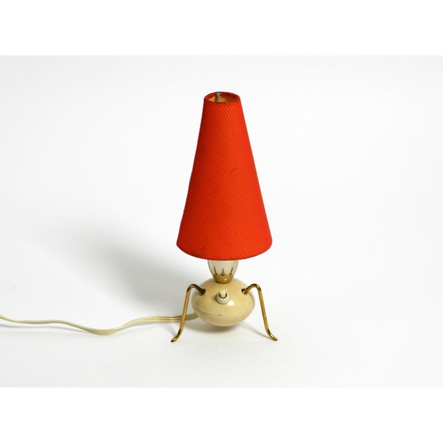 Mid-Century Modern Brass Tripod Table Lamp, 1950s For Sale - Image 13 of 18