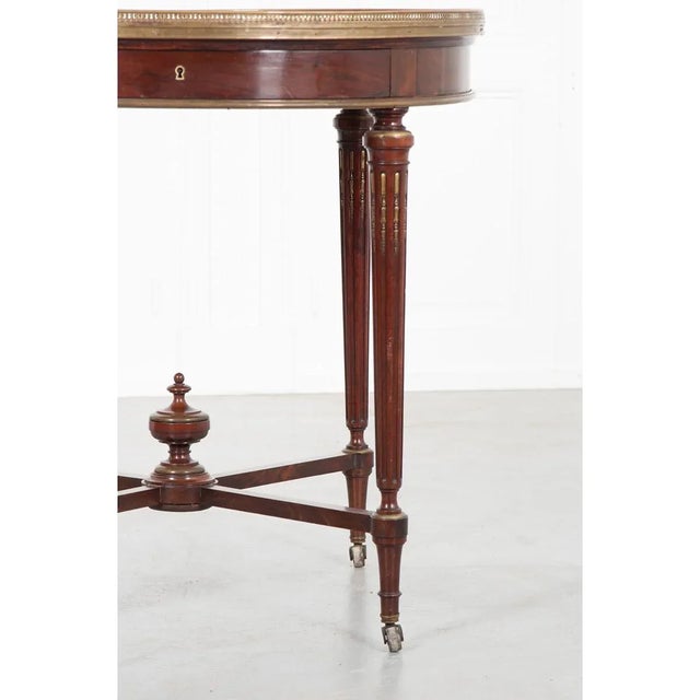 Wood 19th Century French Louis XVI-Style Gueridon Table For Sale - Image 7 of 11