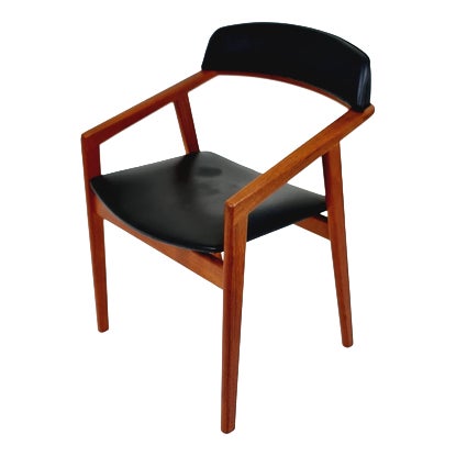 Danish Teak Desk Armchair from Sax, Denmark, 1960s For Sale