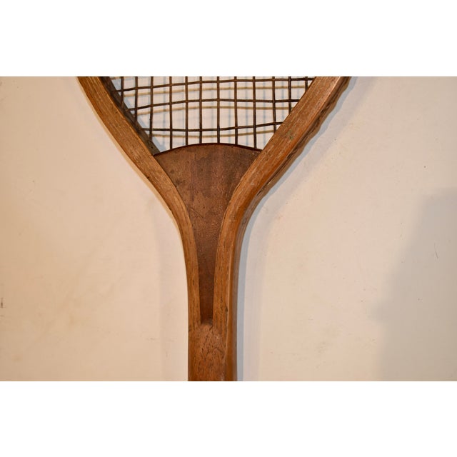 Late 19th Century Wright and Ditson Tennis Racquet For Sale In Greensboro - Image 6 of 9