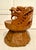 Hand-Carved Asian Sculptural Dragon Root Wood Throne Chair For Sale - Image 10 of 12