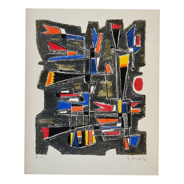 Gustave Singier, The Homeland of Gonzalve, 1957, Lithograph For Sale