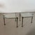 Wrought Bronze and Glass Coffee Tables by Lothar Klute, 1980, Set of 2, in Good conditions. Designed 1980 to 1989 I have...