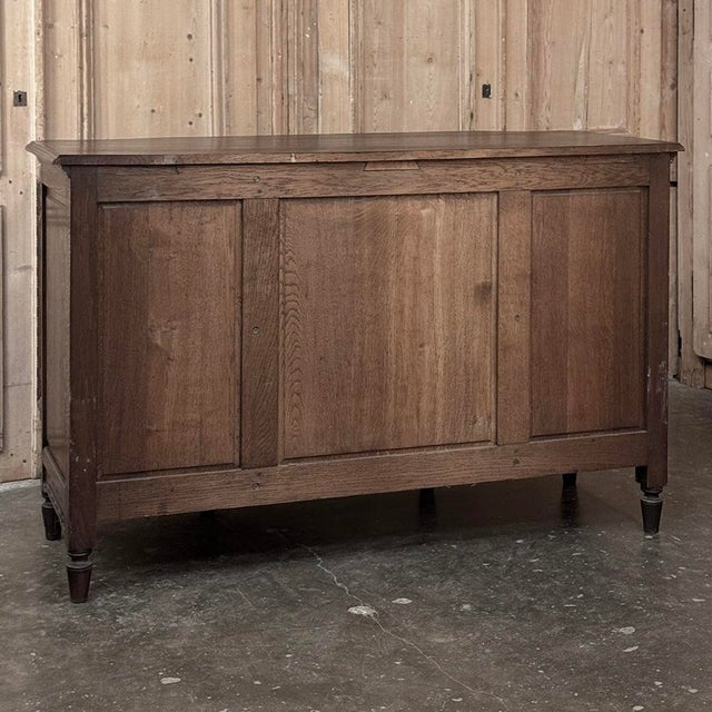 19th Century Louis XVI Liégeois Style Oak Display Buffet For Sale - Image 18 of 18