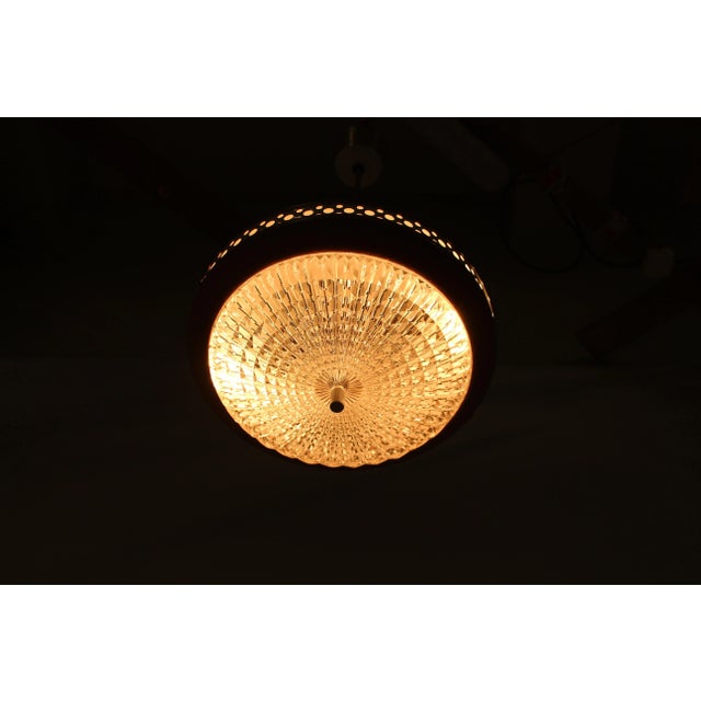 Brown Mid-Century Brussel Expo Pendant, 1960s For Sale - Image 8 of 9