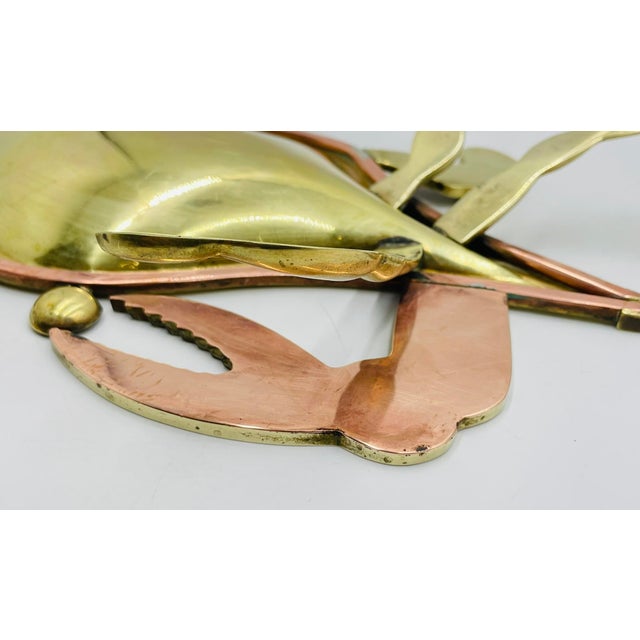 1960s Rare Los Castillo Taxco "Crab" Abalone & Brass Jewelry Box, Mexican Silversmith For Sale - Image 14 of 18