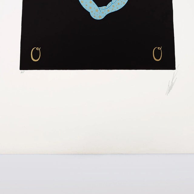 Erté, Artist's Proof: Letter O, Limited Edition Serigraph, 1976 For Sale - Image 4 of 11