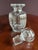Traditional Mid 20th Century Baccarat Malmaison Vintage Small Cut Crystal Decanter / Perfume Bottle. For Sale - Image 3 of 7