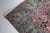 1950s 1950s VintageFlower Design Pink Tones Wool on Cotton Rug -9' 10'' X 6' 7'' For Sale - Image 5 of 12