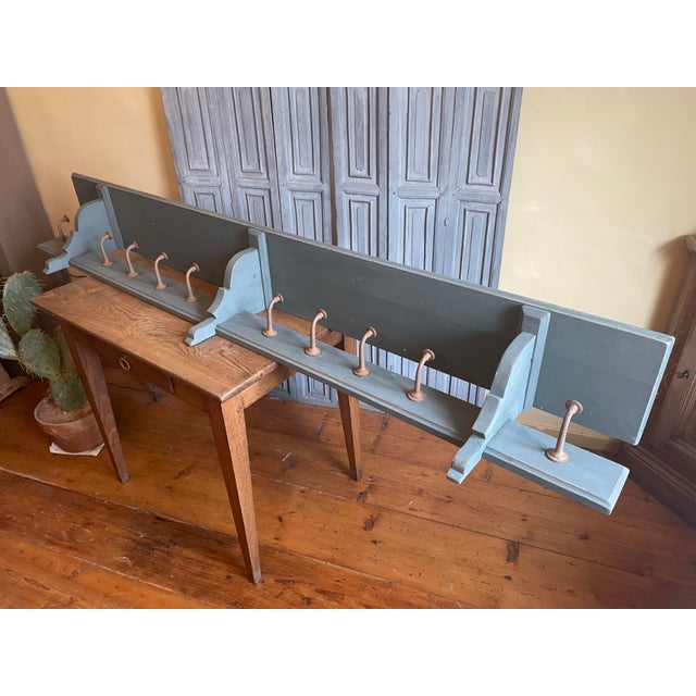 French Wall Coat Rack, 1910 For Sale - Image 3 of 17