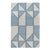 Mark D. Sikes for Dash & Albert Ojai Blue Loom Knotted Cotton Rug, 9' 6" x 13' 6" For Sale