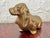 English Vintage Solid Brass Sitting Spaniel Dog Figurine For Sale - Image 3 of 10