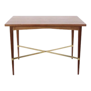 Paul McCobb "Connoisseur Collection" Mahogany & Brass Side Table