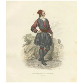 Sardinian Butcher, 1853, Paper For Sale