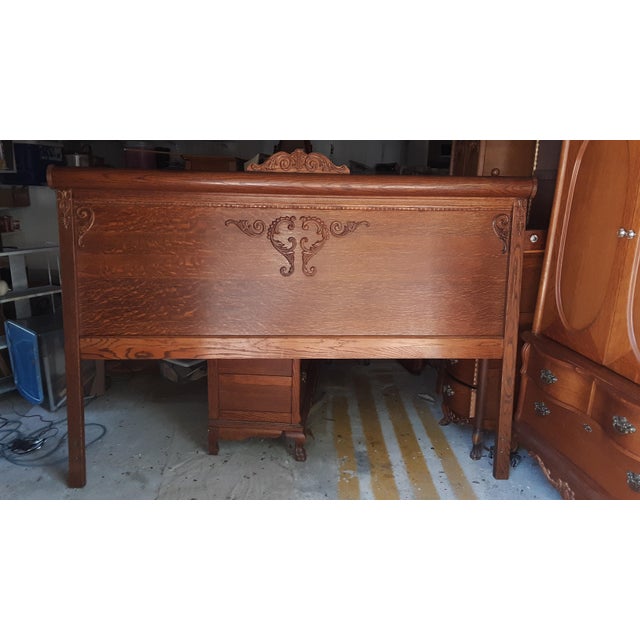 Lexington Victorian Sampler King Roll Top Headboard Chairish