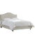 Light Gray Riley Bed in Light Grey Classic Linen, California King For Sale - Image 8 of 8