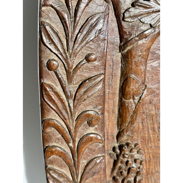 Brown Early 20th Century Folk Art Carved Monoxylous Panels, Set of 3 For Sale - Image 8 of 18