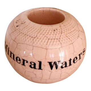 Antique English Mineral Waters Advertising Match Striker For Sale