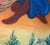 Folk Art Oil Painting Work of Haitian Naive, Signed For Sale - Image 3 of 3