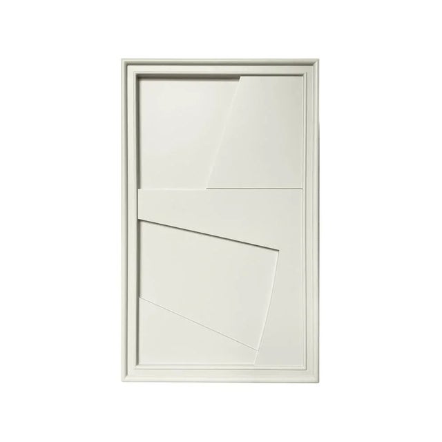 Early 21st Century Wooden Edge Wall Art in Oyster White by Likya Atelier For Sale - Image 5 of 5