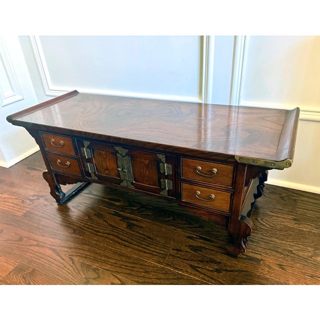 Fine Antique Korean Scholar Desk Ch'aeksang Joseon Dynasty For Sale In Atlanta - Image 6 of 14