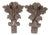 Antique Carved Decorations, 1700s, Set of 2 For Sale