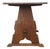 Brown Antique Arts & Crafts Refectory Kitchen Dining Table in Oak, 1890 For Sale - Image 8 of 10