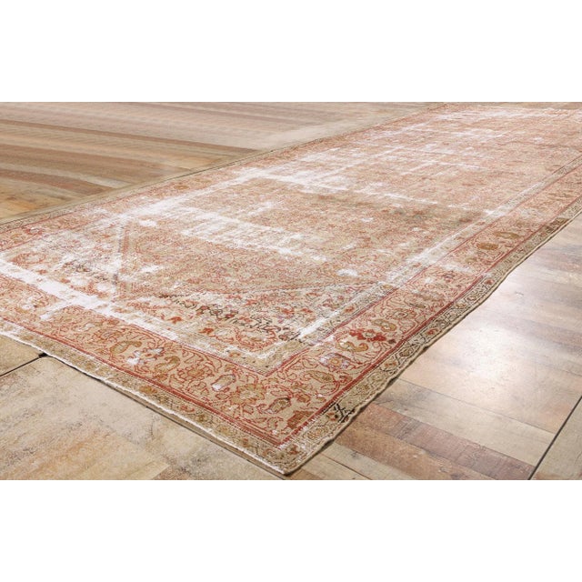 Textile Antique Persian Malayer Rug - 06'07 x 17'05 For Sale - Image 7 of 9
