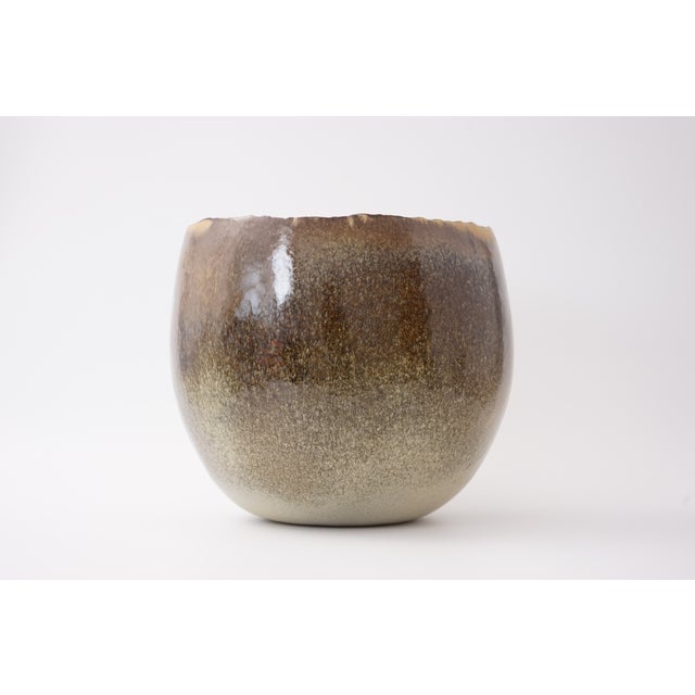 Large Studio Ceramic Bowl by Sabine Jeck, 1980s For Sale - Image 6 of 13