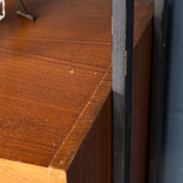 Vintage 20th Century Italian Modular Teak Wall Cabinet, 1960s For Sale - Image 13 of 18