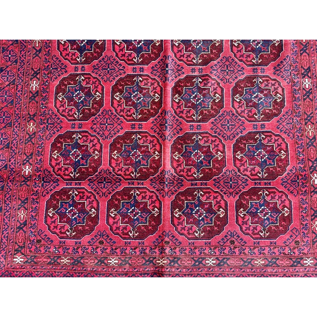 Fine Quality Red Bokhara Hand-Knotted Wool Rug - 7'9" X 5'5" For Sale - Image 4 of 16