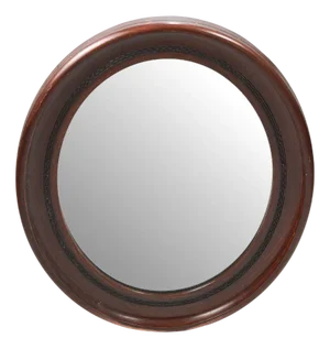 Antique Oval Wall Mirror, 1910s